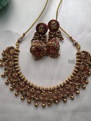 Pretty Lakshmi Necklace Set