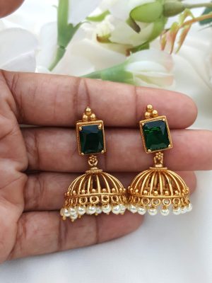 Princess AD Stone Kerala Style Jhumka