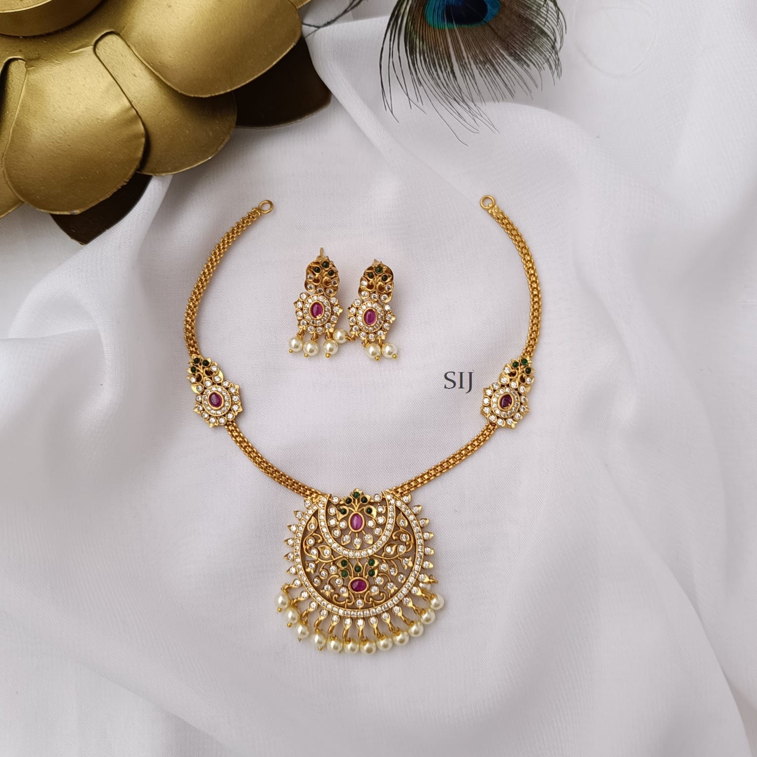 Traditional Chand Necklace Set