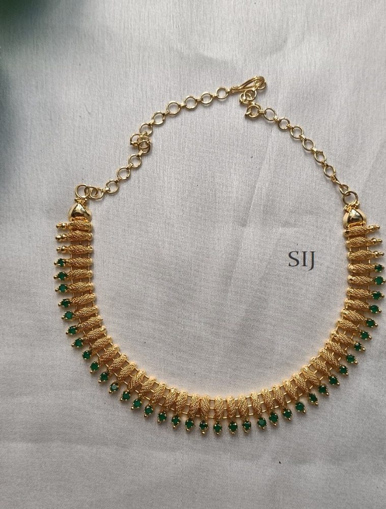 Traditional Green Stone Necklace