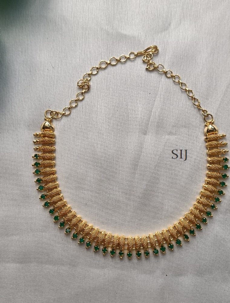 Traditional Green Stone Necklace