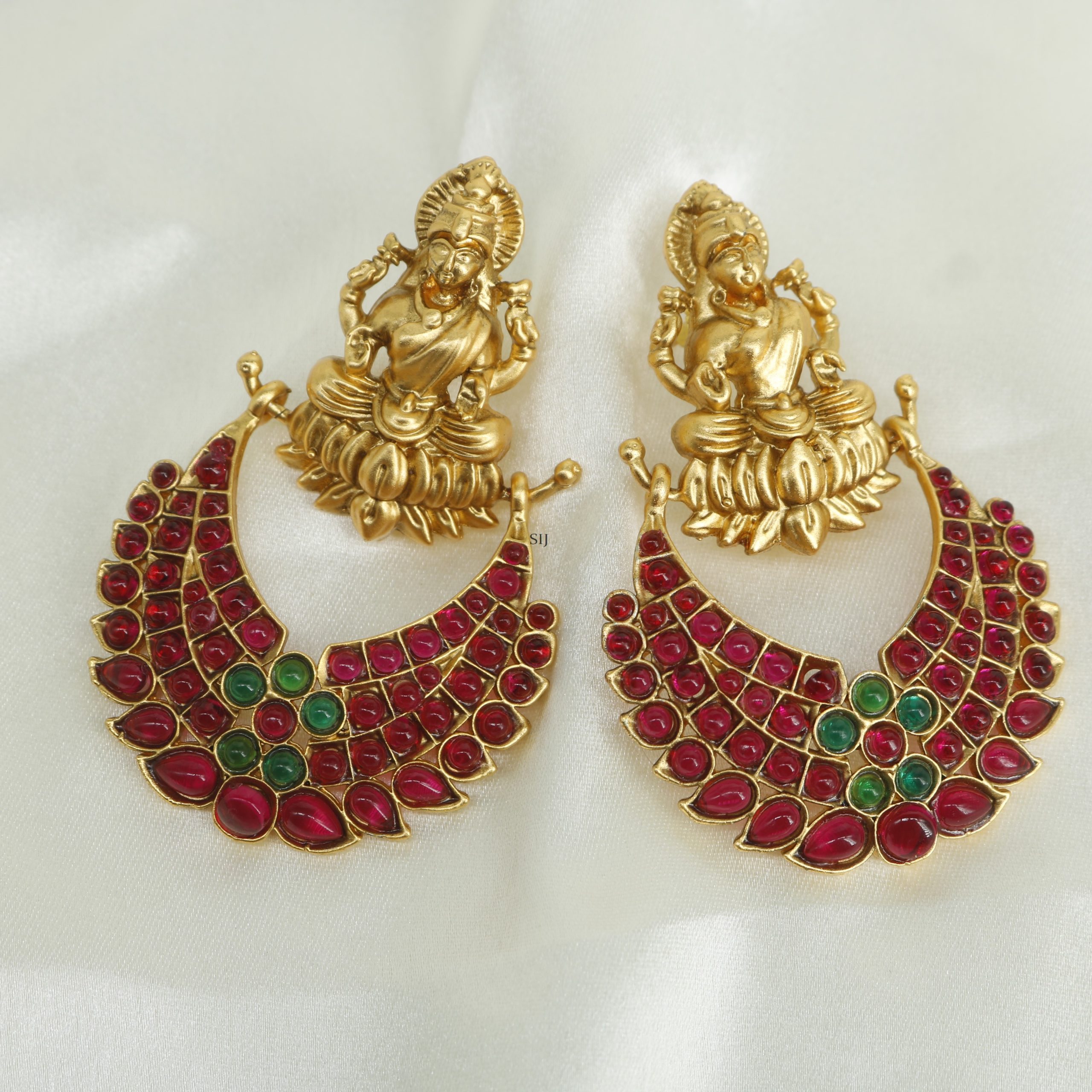 Trendy Lakshmi Temple Earrings
