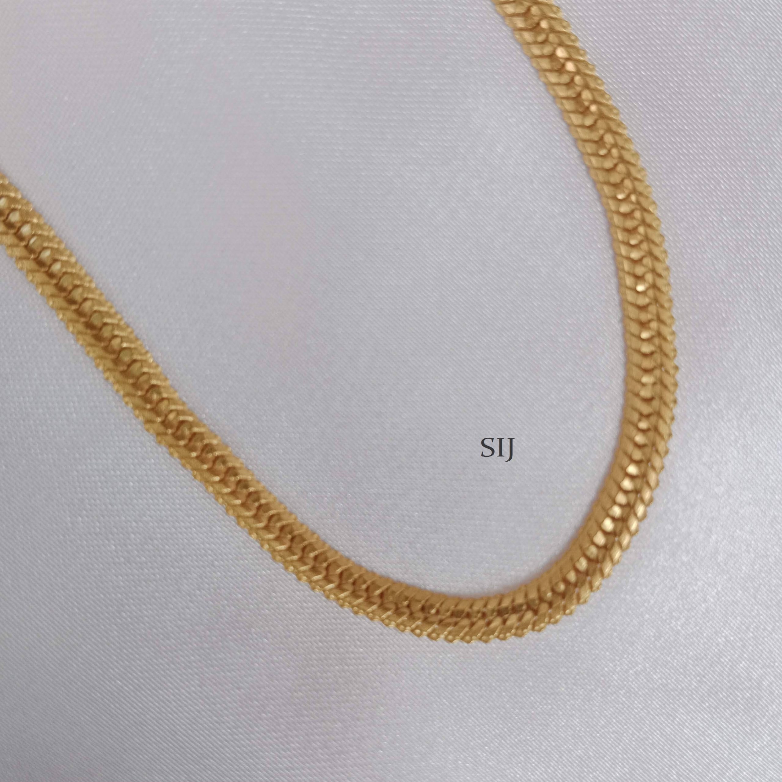 Marvelous Flat Gold Chain