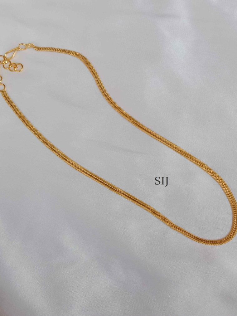 Marvelous Flat Gold Chain