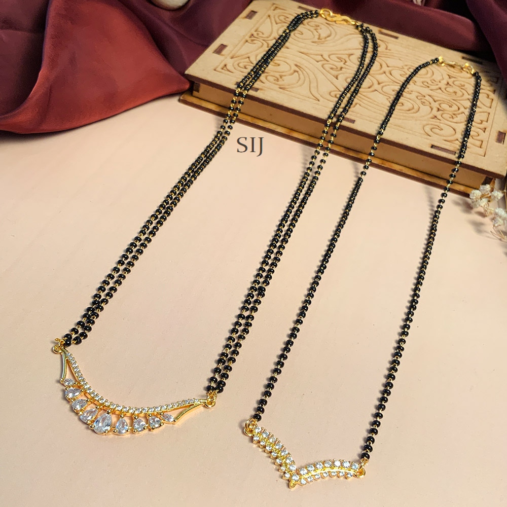 Attractive Gold Plated Mangalsutra Combo-1