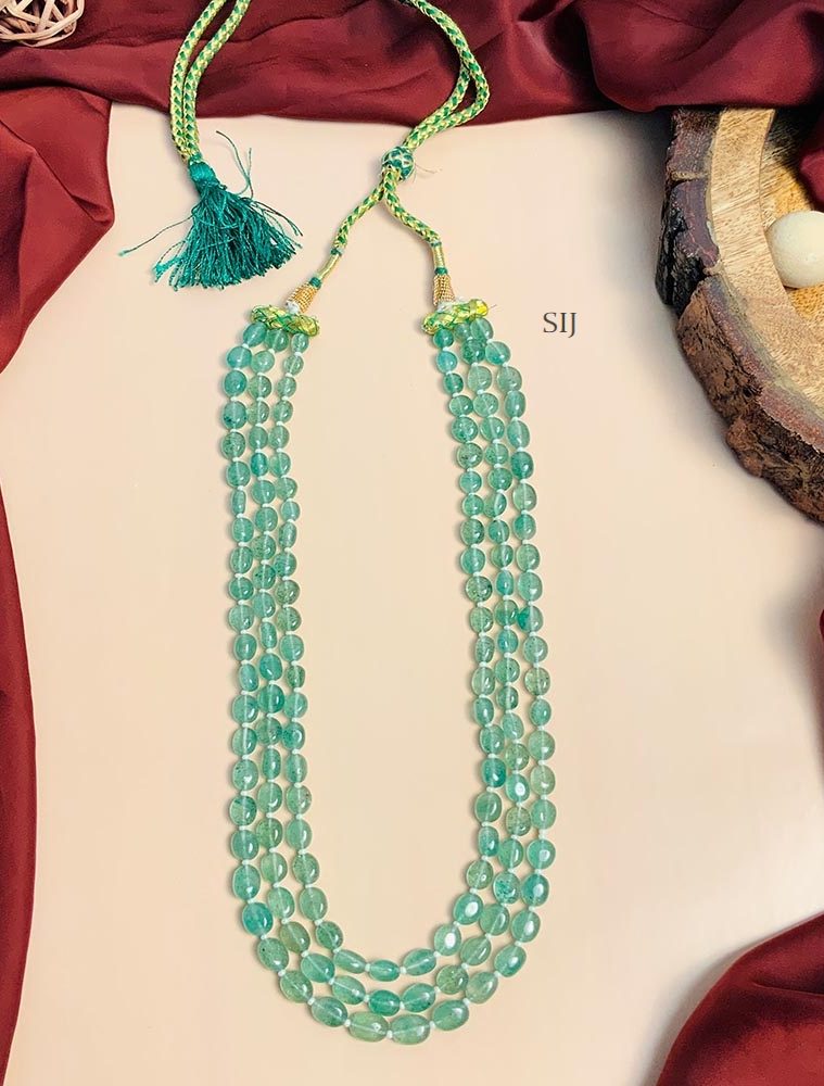 Attractive Mint Green Pearl Mala