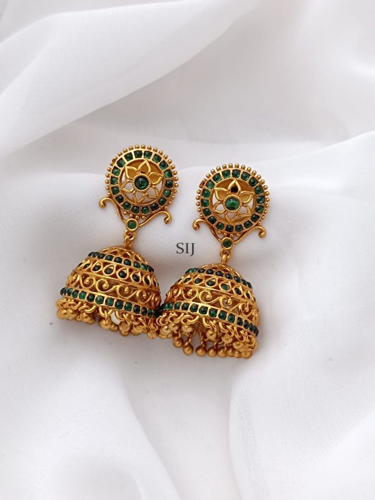 Elite Antique Matte Finish Jhumka