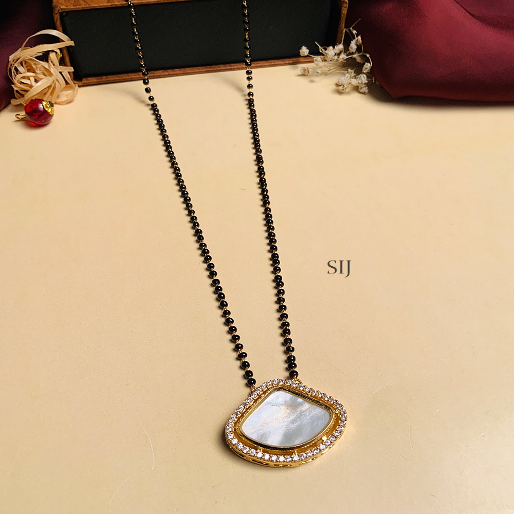 Elite Gold Plated Mother Pearl Mangalsutra