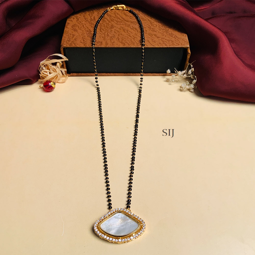Elite Gold Plated Mother Pearl Mangalsutra