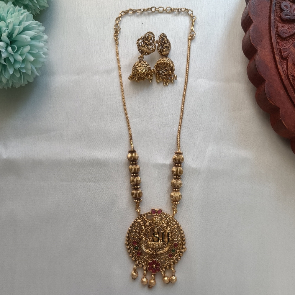 Elite Lakshmi Stone Haram - South India Jewels