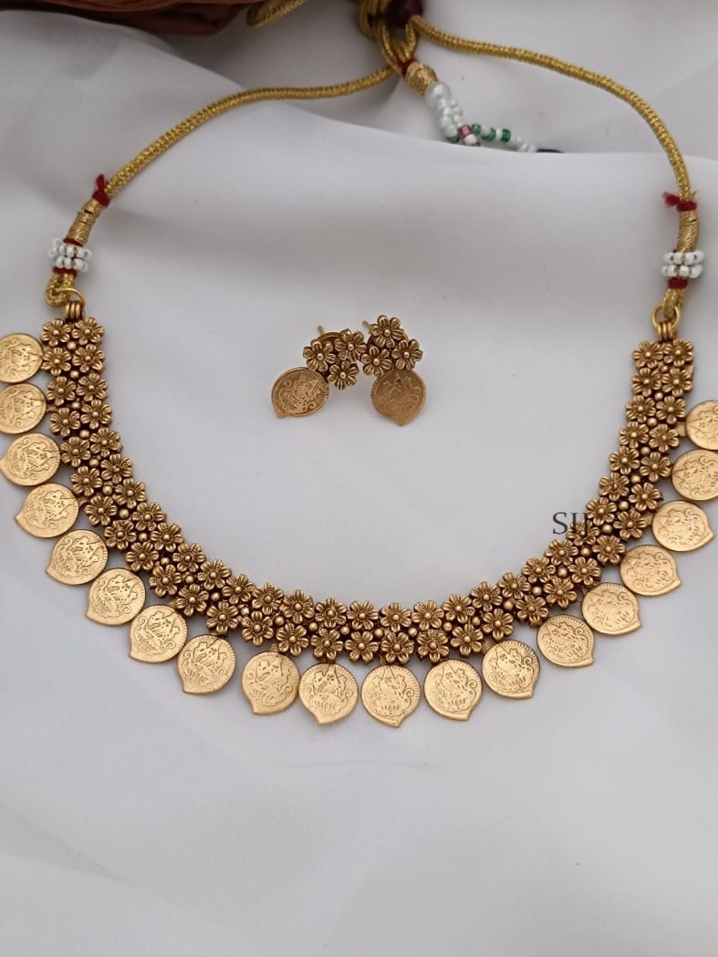 Fusion Kerala Style Mango kasu Necklace