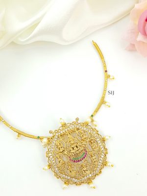 Princess Ashthalakshmi Hasli Gold Polish Necklace
