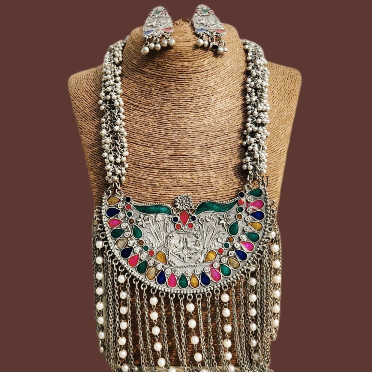 Stunning Long Multicolour Necklace