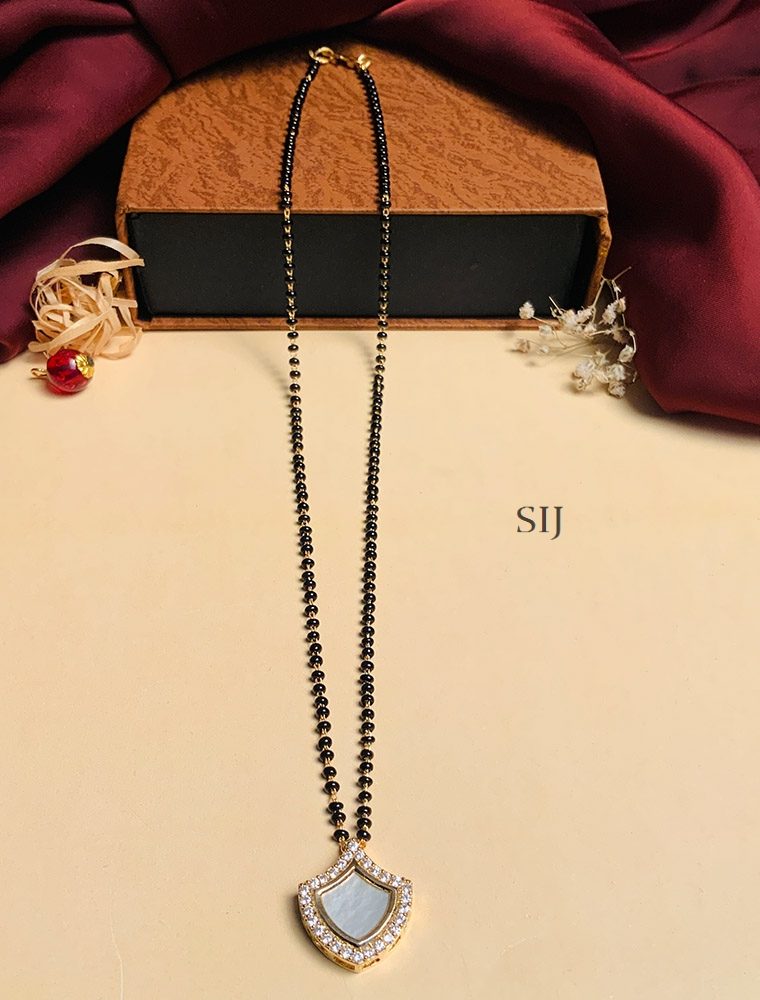 Traditional Gold Plated Mother Pearl Mangalsutra