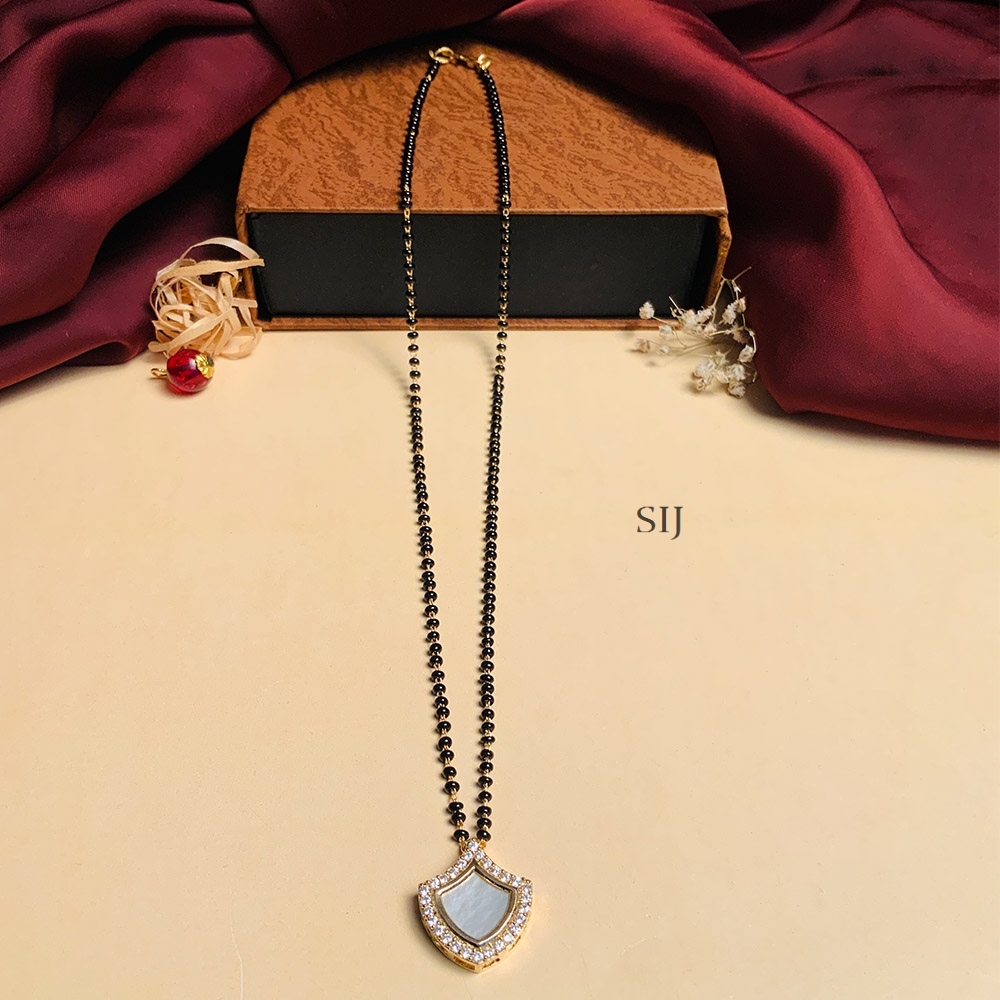 Traditional Gold Plated Mother Pearl Mangalsutra