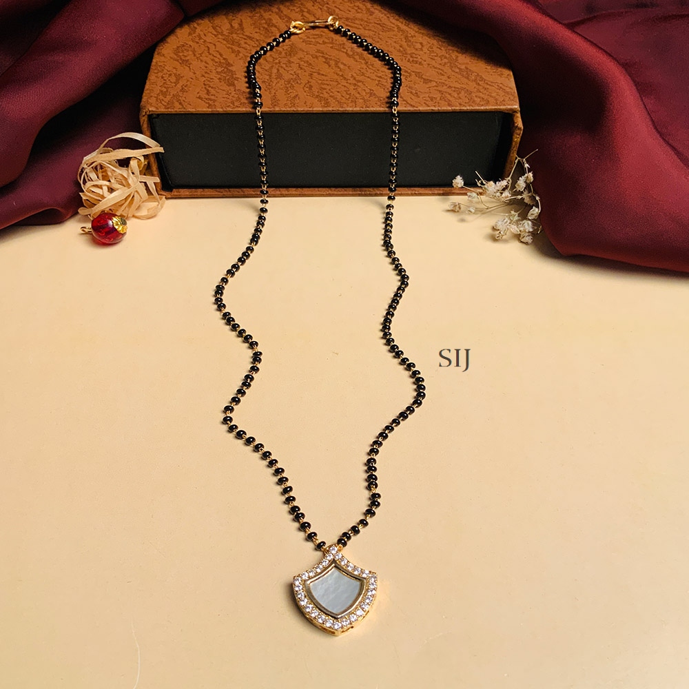 Traditional Gold Plated Mother Pearl Mangalsutra