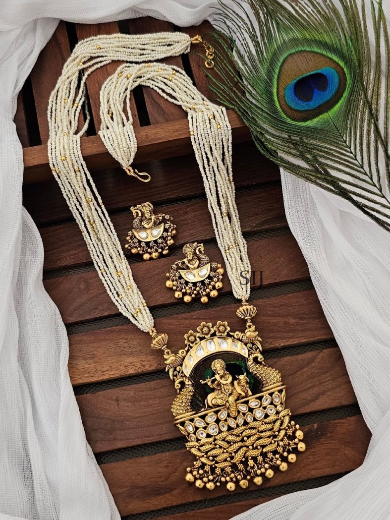 Traditional Krishna Necklace Set