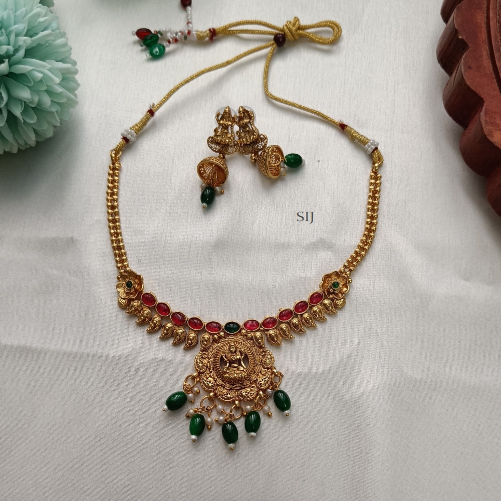 Traditional Lakshmi Pendant Necklace-1
