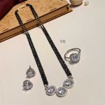 Traditional Silver Plated Mangalsuta Combo