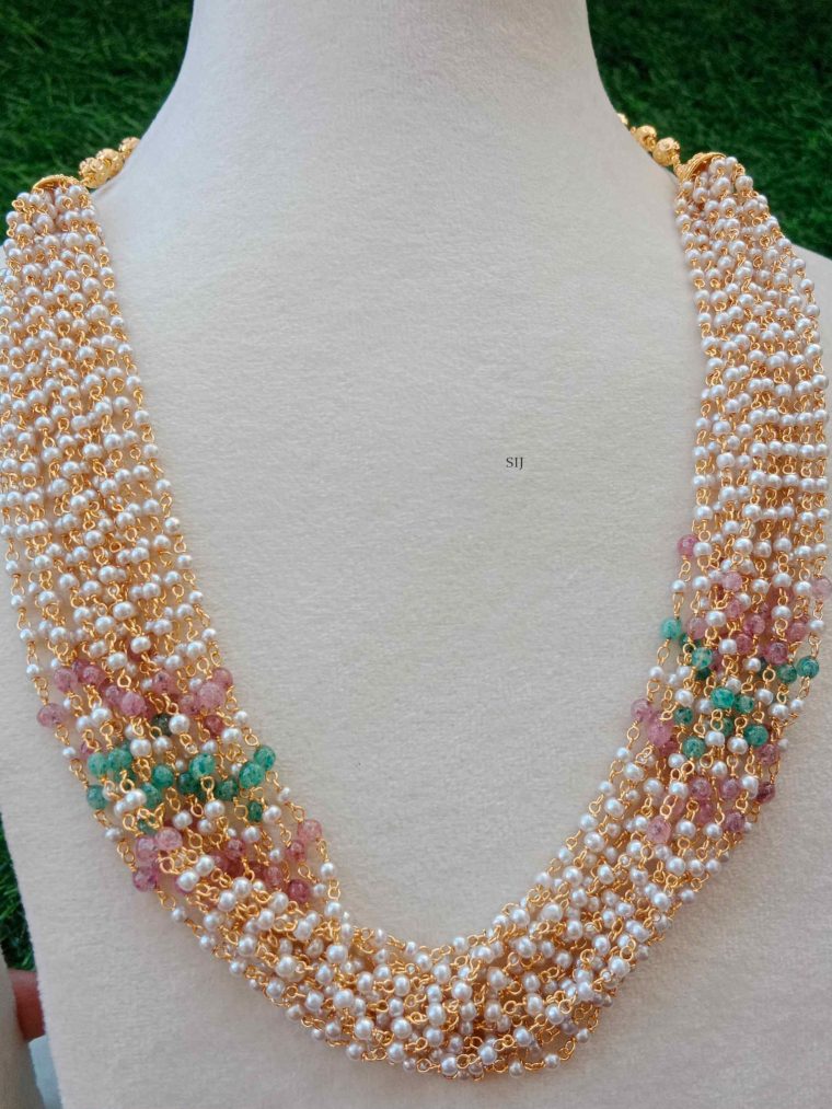 Multi Layers Chain with Multi Color Beads