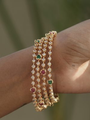 Fabulous Chaitali AD Stones Bangles