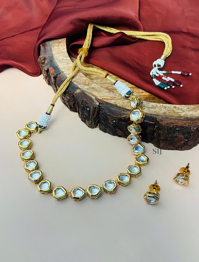 Marvelous Gold Plated Kundan Choker