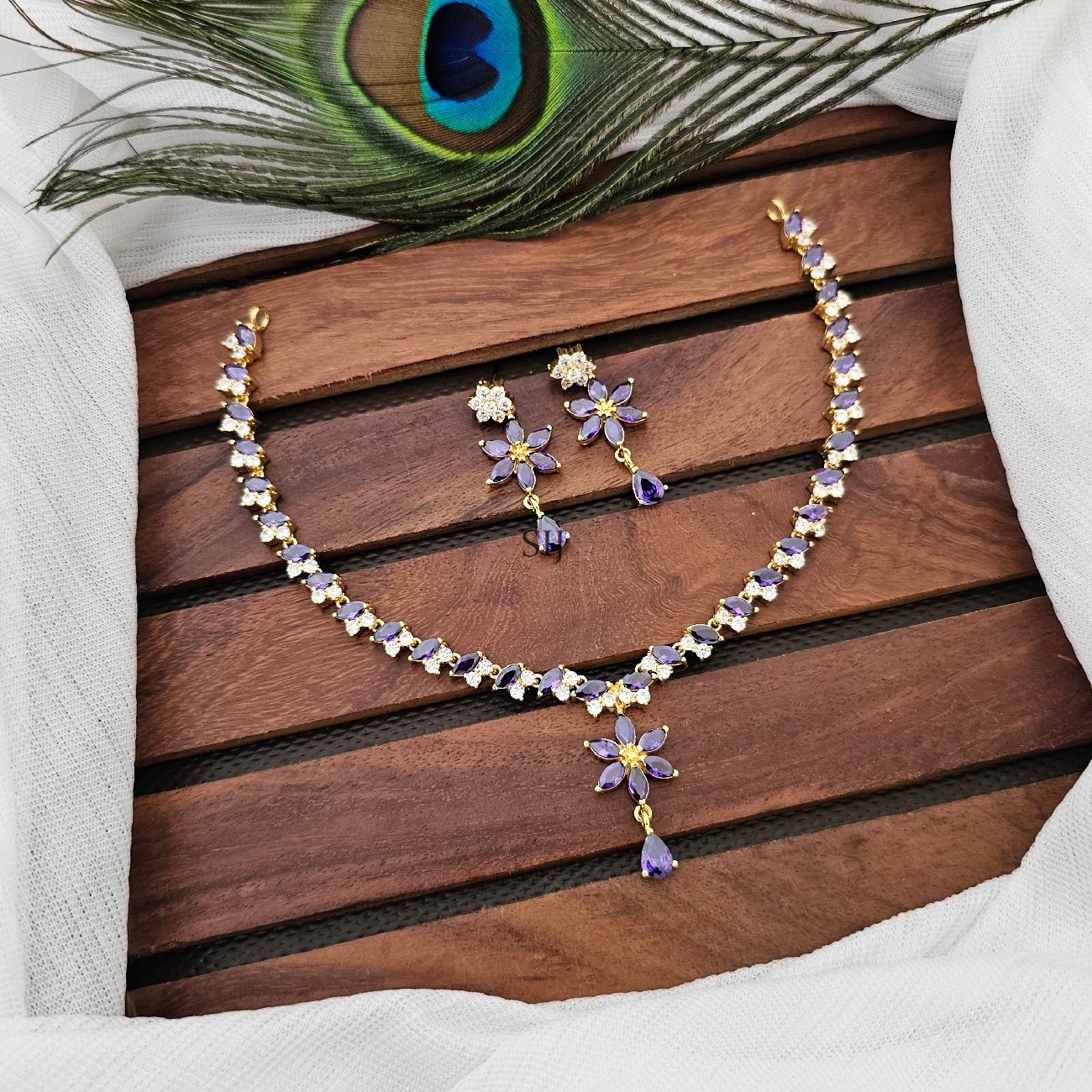 Allure Amethyst Stone Necklace