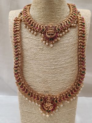 Fabulous Lakshmi Kemp Stone Bridal Set