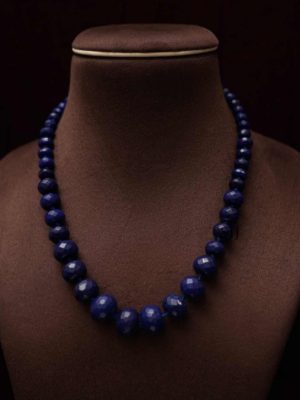 Stunning Blue Beaded Necklace