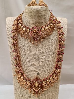 Marvelous Kemp Stone Lakshmi Bridal Set