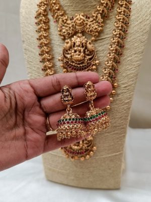 Princess Lakshmi Peacock Stone Bridal Set