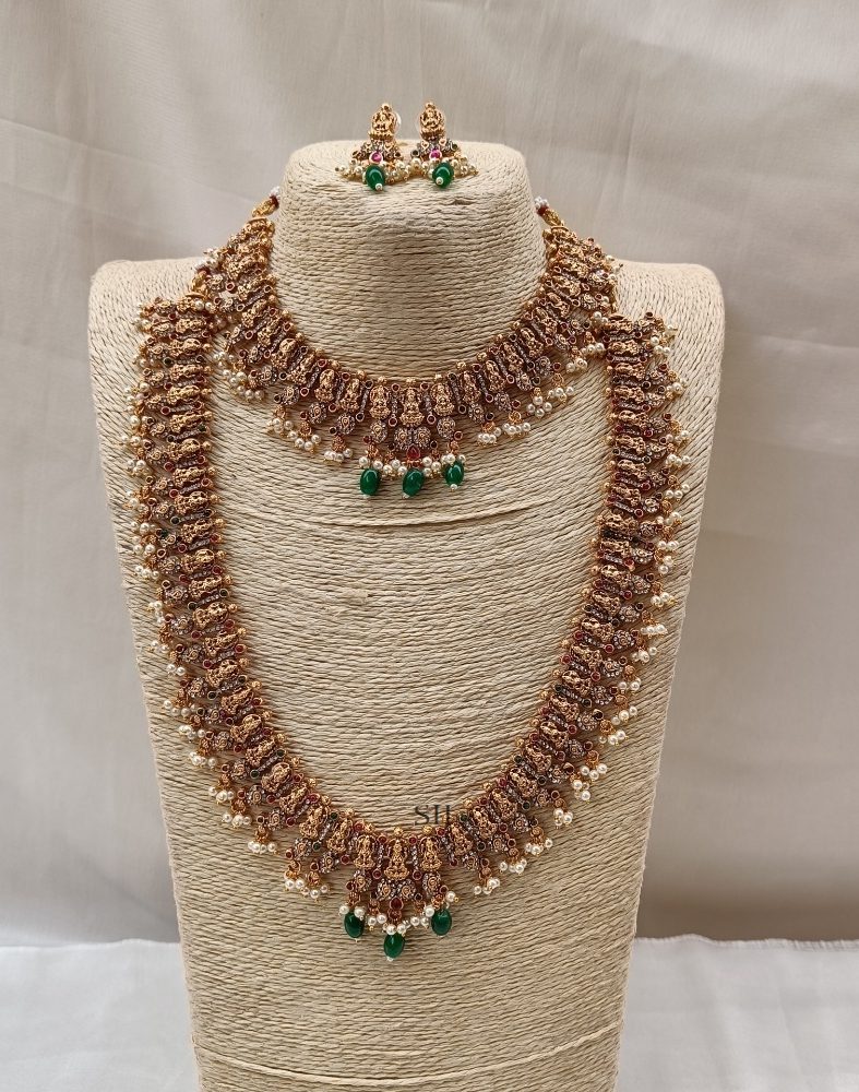 Stunning Stones Studded Bridal Set