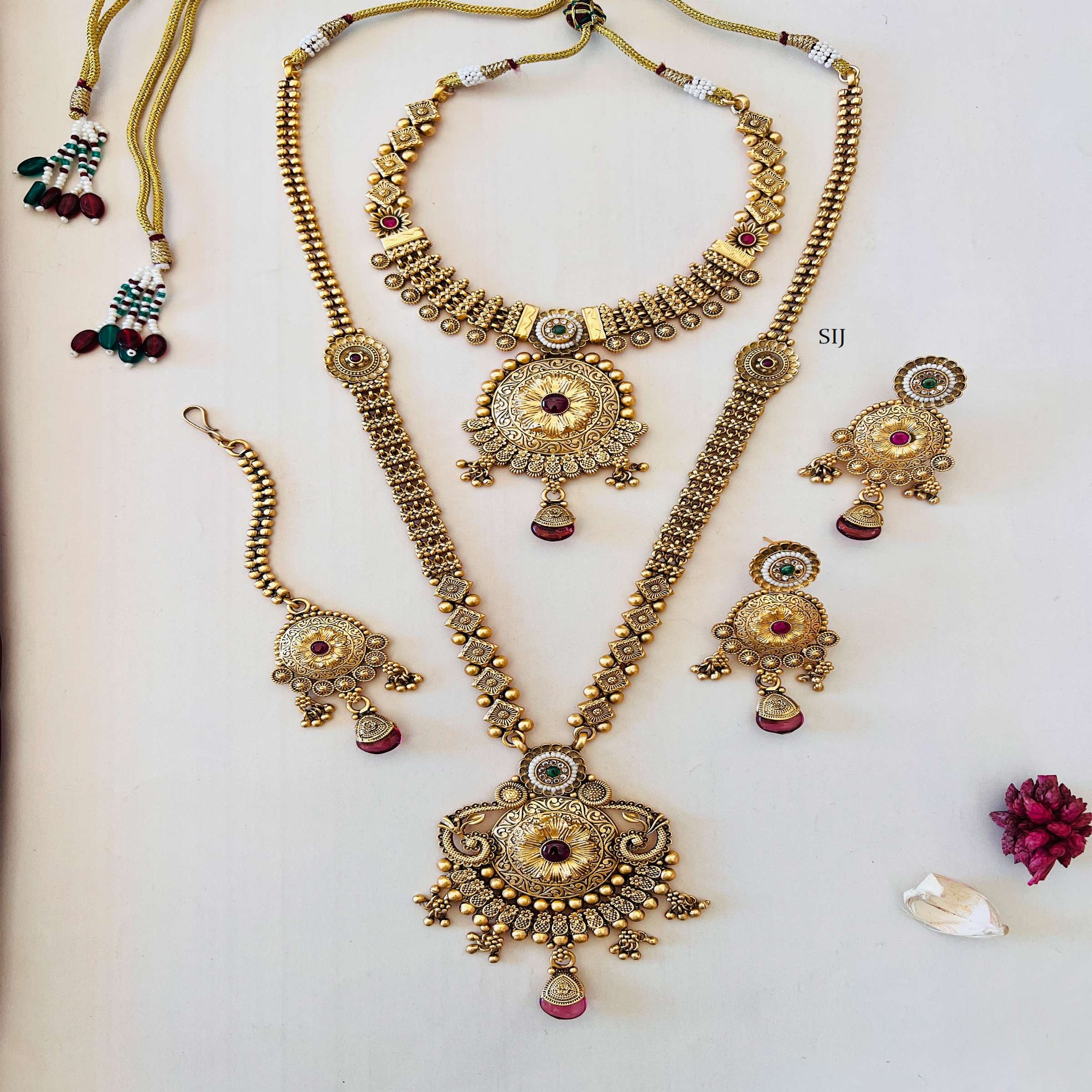 One Gram Gold Bridal Necklace Combo