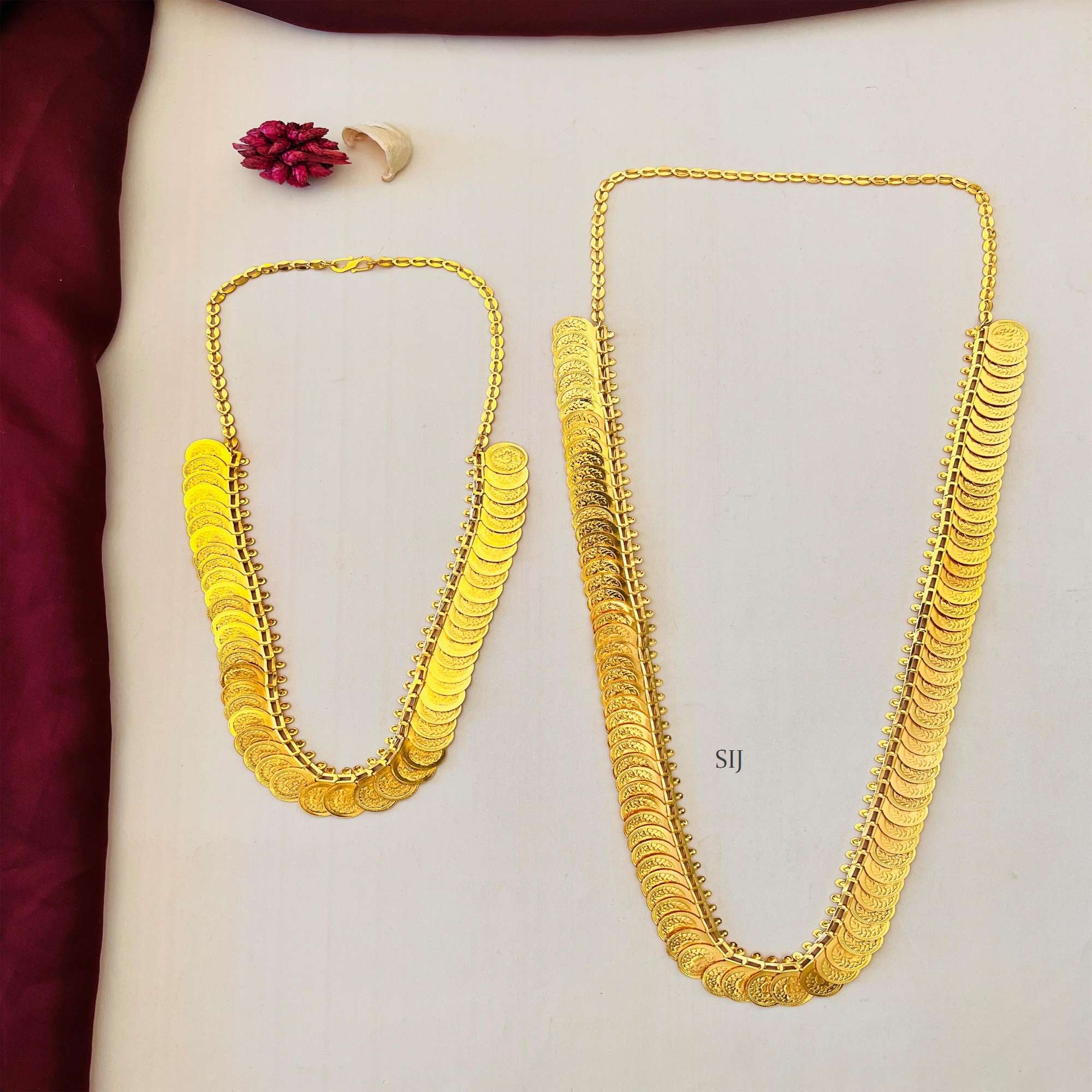 Gold Plated Combo Coin Necklace