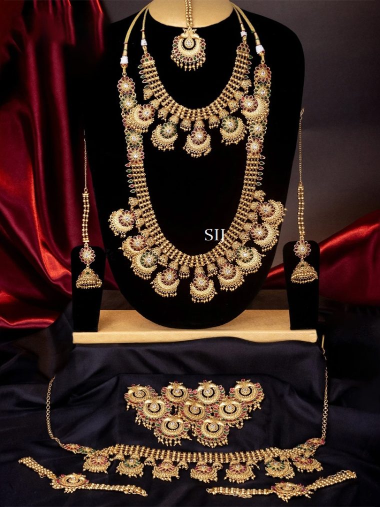 Chand Bali Style Full Bridal Jewellery Set