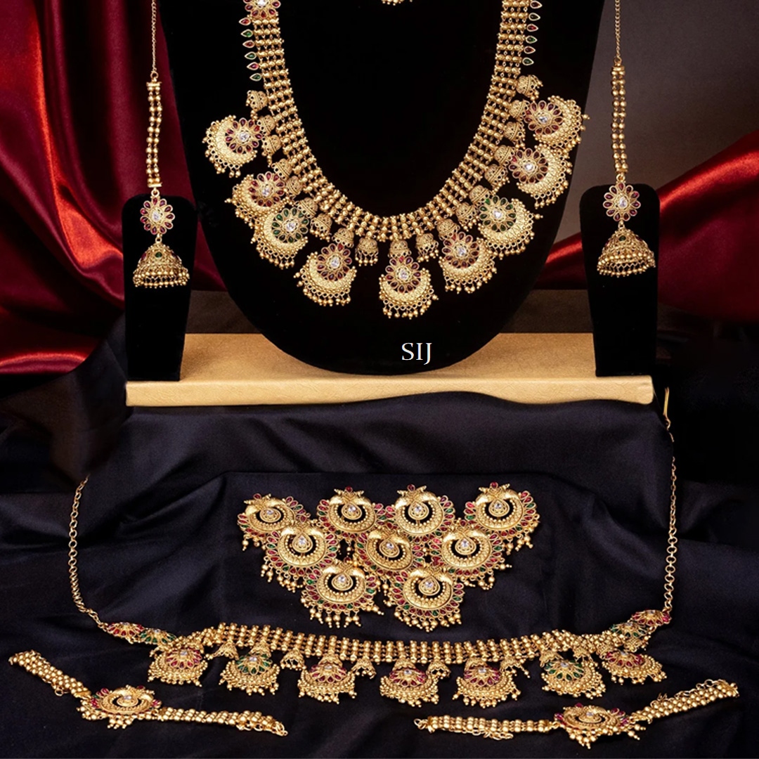 Chand Bali Style Full Bridal Jewellery Set