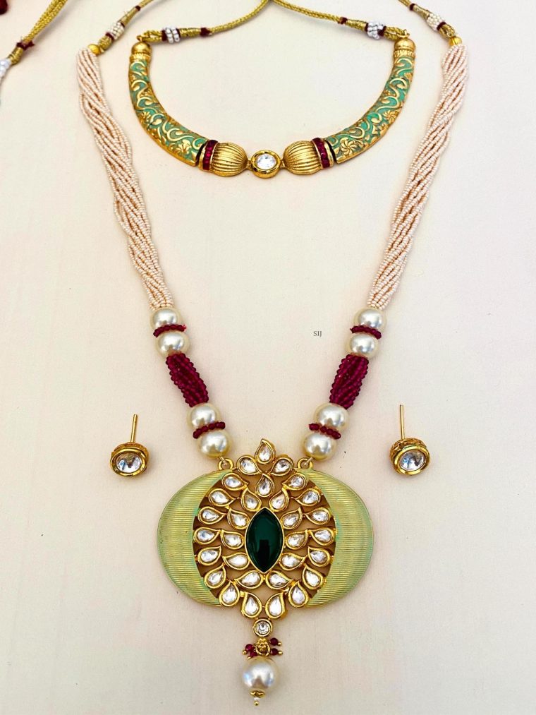 Kundan Studded Combo Set