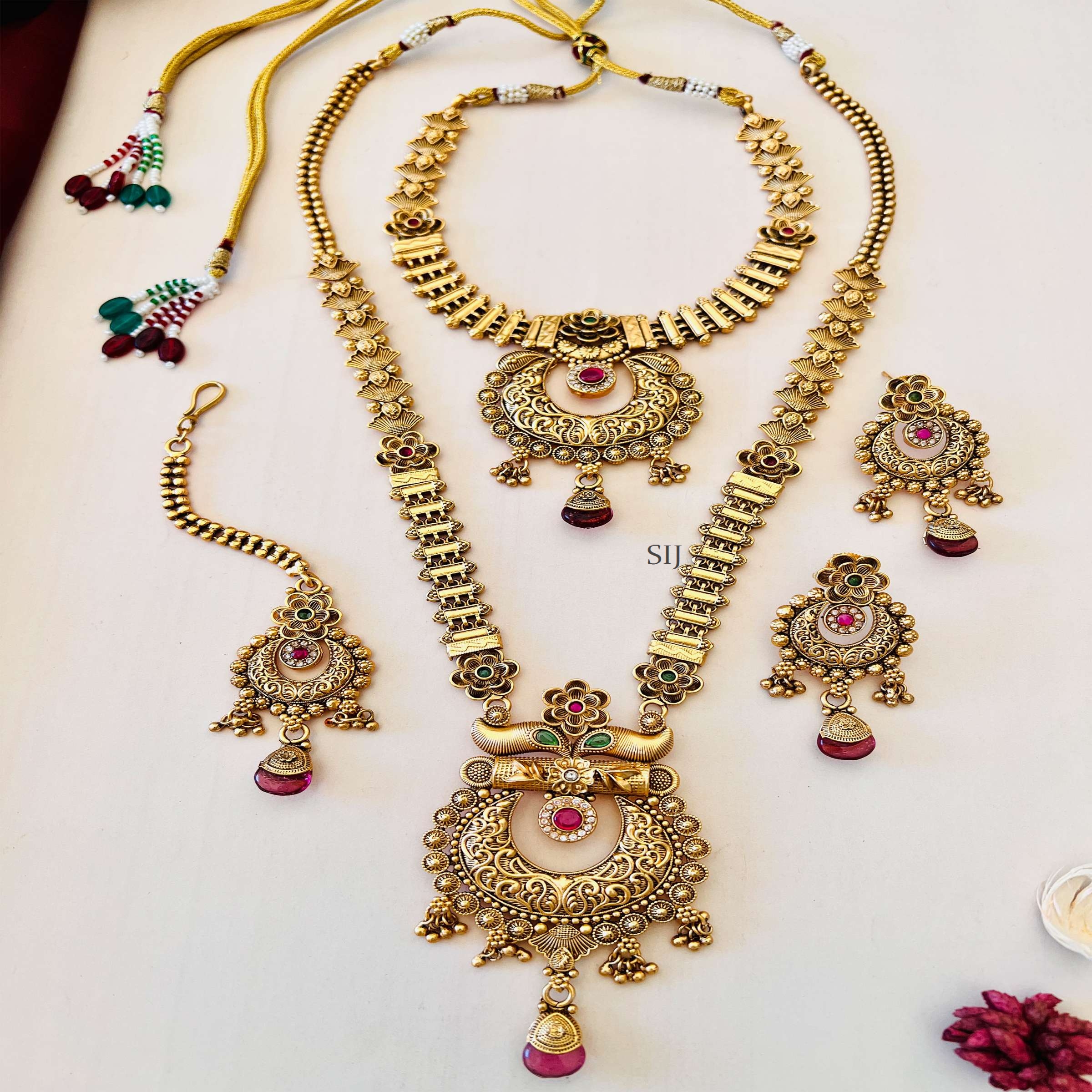Imitation Gold Plated Bridal Jewellery Set