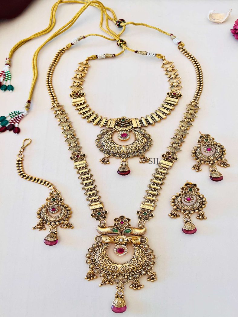 Imitation Gold Plated Bridal Jewellery Set