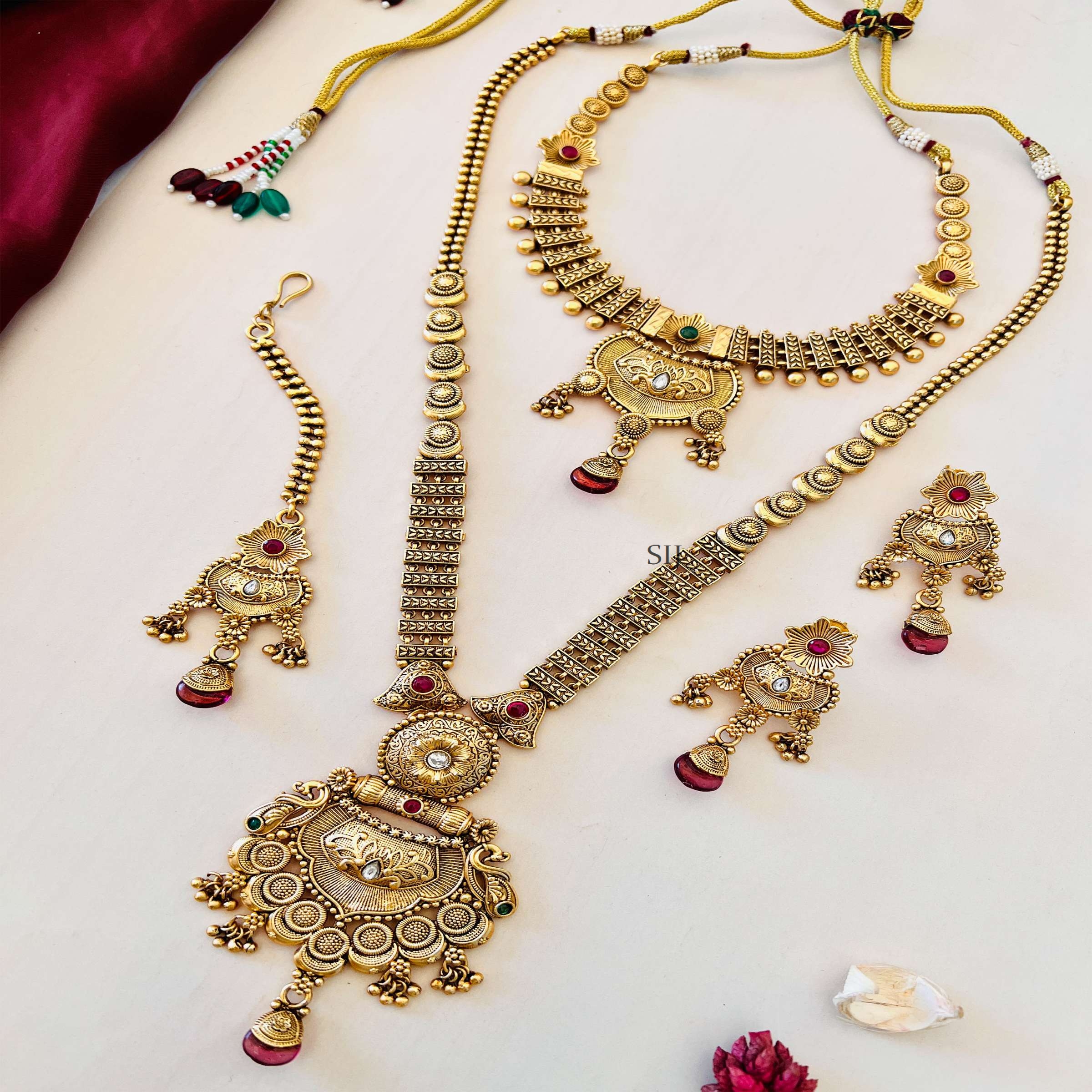 Gold Plated Bridal Jewellery Set