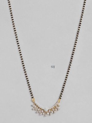 Imitation Gold Plated American Diamond Mangalsutra