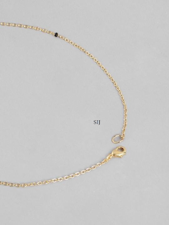 Contemporary Gold Plated Mangalsutra