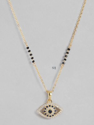 Artificial Gold Plated American Diamond Mangalsutra