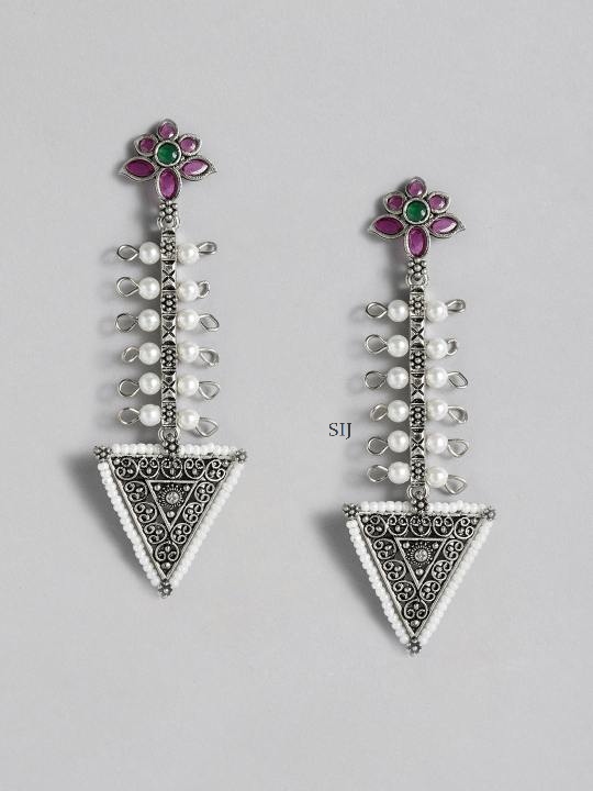 High-Quality And Imitation German Silver Earrings