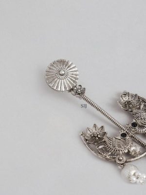 Traditional German Silver Earrings