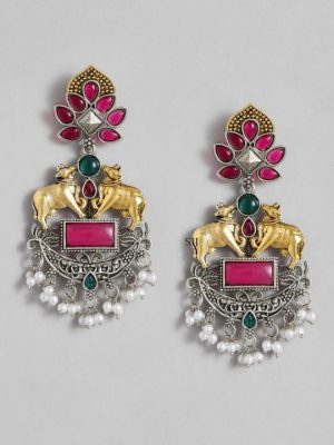 High-Quality Extravavagant German Silver Earrings