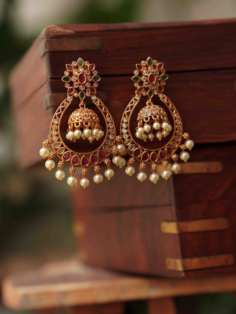 Artificial Chandbali Earrings