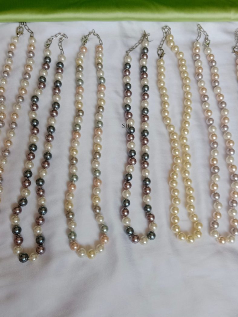 Artificial Single Layer Pearl Chains Combo