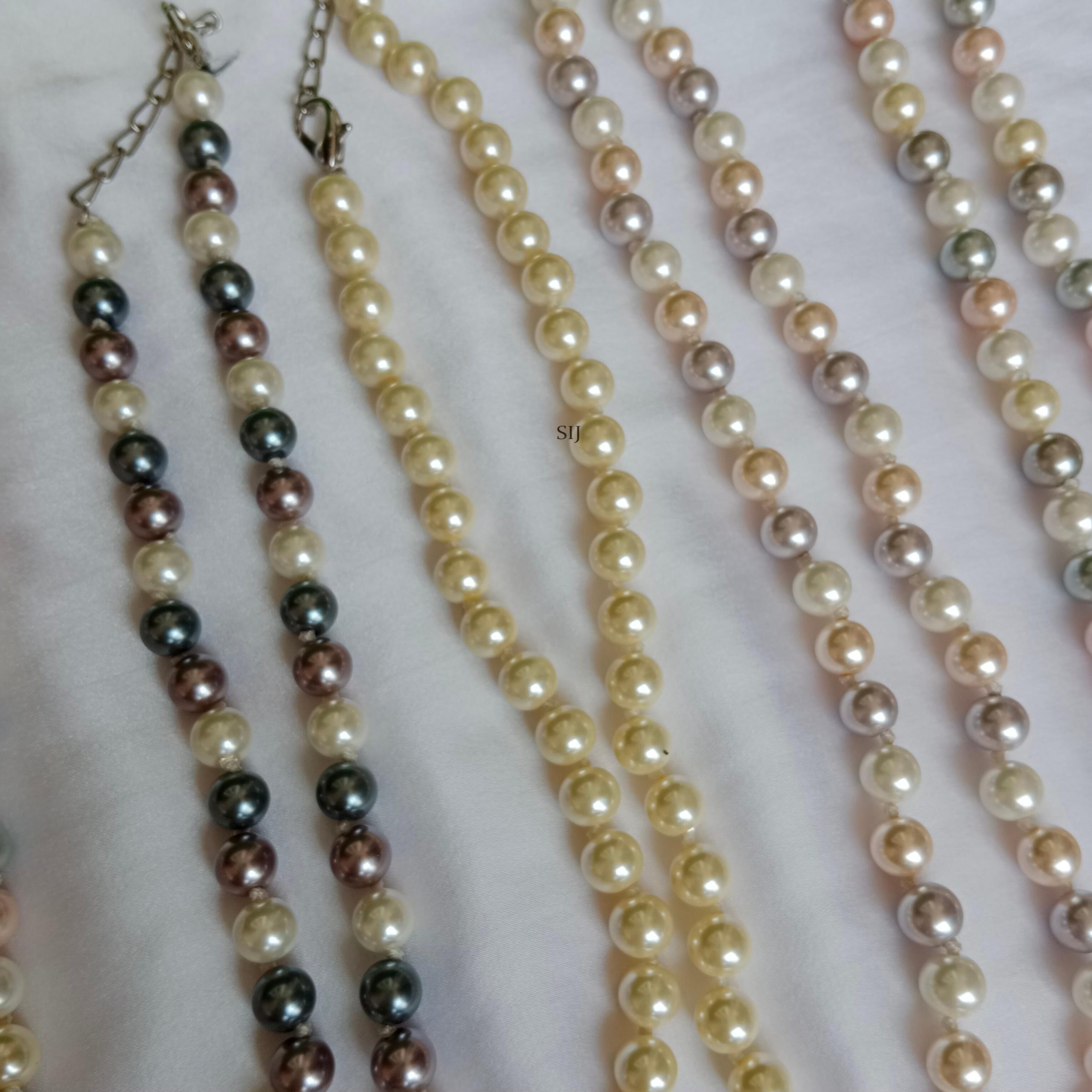 Artificial Single Layer Pearl Chains Combo