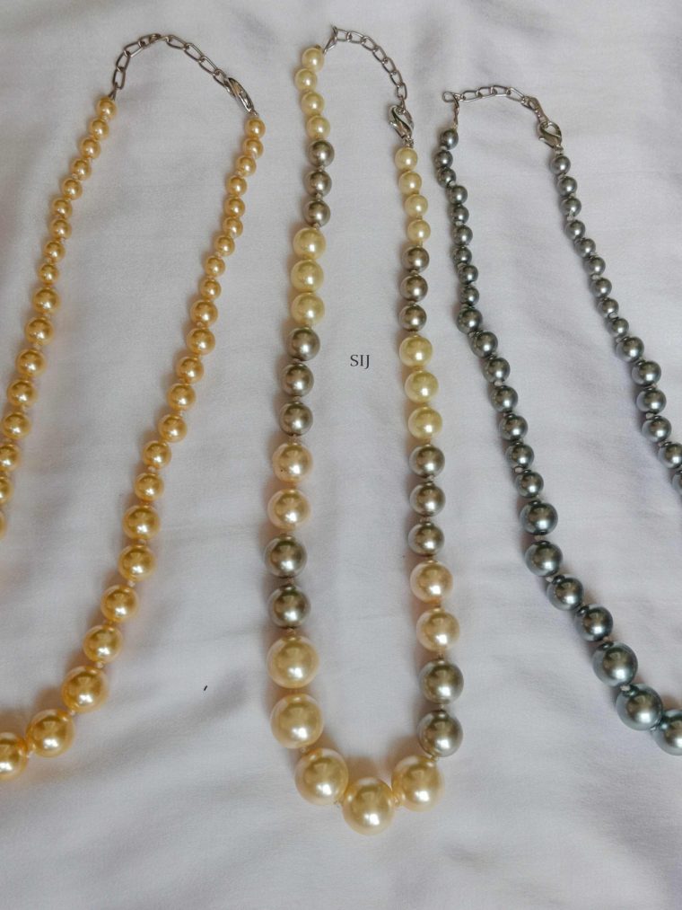 Pearl Chains Combo with Big Pearls in Between